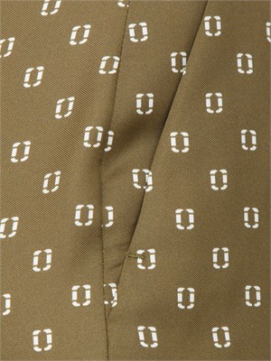 Pantalone Ottelia Max Mara Studio in twill di seta verde stampata in DONNA