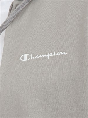 Tuta completa Champion in misto cotone grigia e nera in UOMO