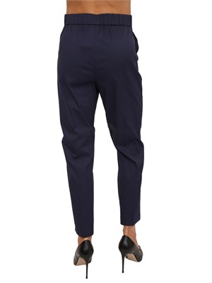 Pantaloni Iblsalvo iBlues in popeline misto cotone blu in DONNA