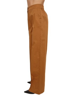 Pantaloni Iblurlo iBlues in cotone stretch cammello in DONNA