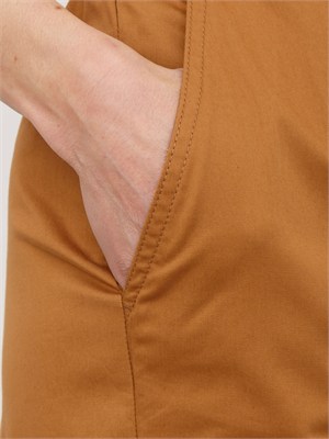 Pantaloni Iblurlo iBlues in cotone stretch cammello in DONNA