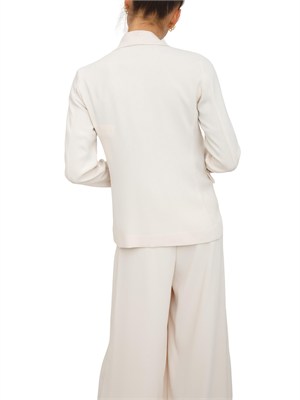 Giacca doppiopetto donna Iblzannata iBlues in crêpe avorio in DONNA