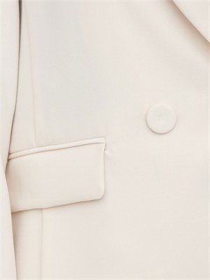 Giacca doppiopetto donna Iblzannata iBlues in crêpe avorio in DONNA