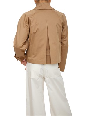 Giacca trench Iblmaroso di iBLUES in cotone stretch cammello in DONNA