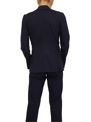 Giacca monopetto Iblurban di iBlues in jersey stretch blu in DONNA