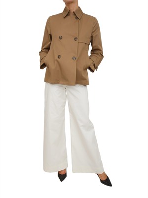 Tremcj impermeabile Emmpelot di Emme Marella in gabardina cammello in DONNA