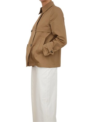 Tremcj impermeabile Emmpelot di Emme Marella in gabardina cammello in DONNA