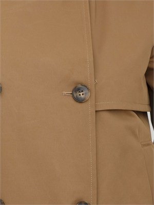 Tremcj impermeabile Emmpelot di Emme Marella in gabardina cammello in DONNA