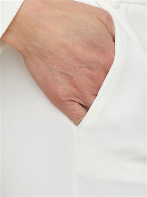 Pantaloni Emmflare Emme Marella in jersey stretch bianco in DONNA