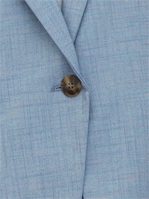 Giacca monopetto Emmslogan1 di Emme Marella in morbida viscosa blu denim in DONNA