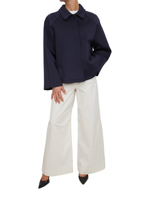 Giubbino Emmfontana di Emme Marella in morbido tessuto blu in DONNA