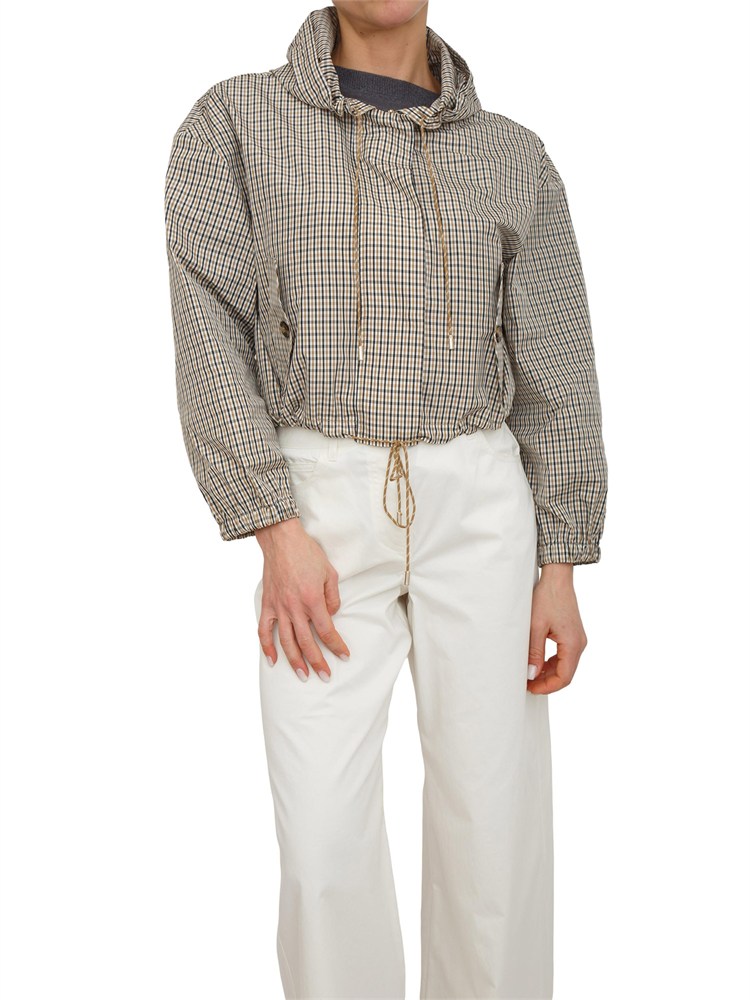 Giubbino Emmzamia di Emme Marella in taffetà beige