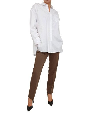 Pantalone Emmgatti di Emme Marella in cotone stretch verde in DONNA