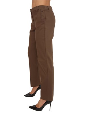 Pantalone Emmgatti di Emme Marella in cotone stretch verde in DONNA