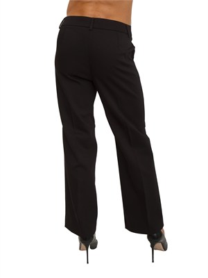 Pantaloni donna Emmsalute di Emme Marella in misto cotone nero in DONNA