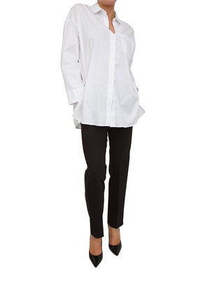 Pantalone Emmgatti di Emme Marella in cotone stretch nero in DONNA