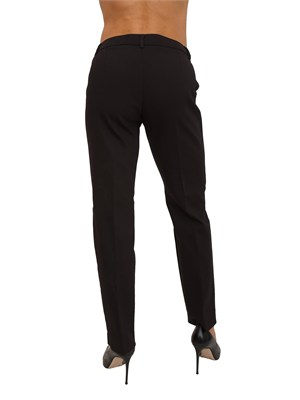 Pantalone Emmgatti di Emme Marella in cotone stretch nero in DONNA