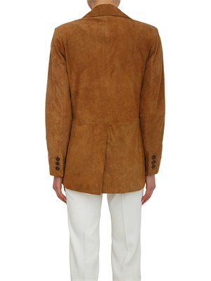 Giacca MLSFULMINE Marella in camoscio cuoio in DONNA