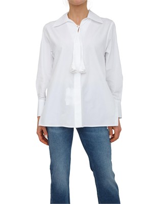 Camicia MLSTABARIN in popeline di puro cotone bianco in DONNA