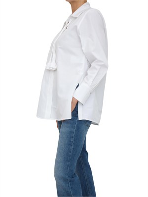 Camicia MLSTABARIN in popeline di puro cotone bianco in DONNA