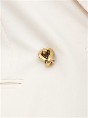 Blazer doppiopetto MLLTROPICO Marella in tela bistretch avorio in DONNA