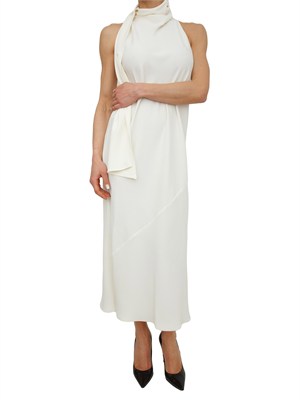 Abito MLTNINEE Marella in crêpe envers satin avorio in DONNA