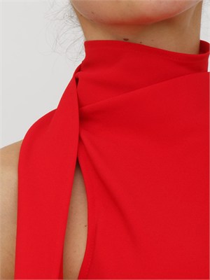 Abito MLTLACRIMA di Marella in envers satin rosso in DONNA