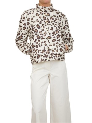 Giubbino reversibile Emmpatio di Emme Marella in fantasia e in tinta unita bianco in DONNA