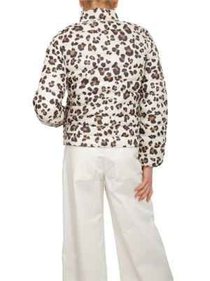 Giubbino reversibile Emmpatio di Emme Marella in fantasia e in tinta unita bianco in DONNA