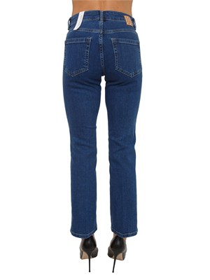 Jeans Slimflare Emme Marella in cotone stretch blu medio in DONNA
