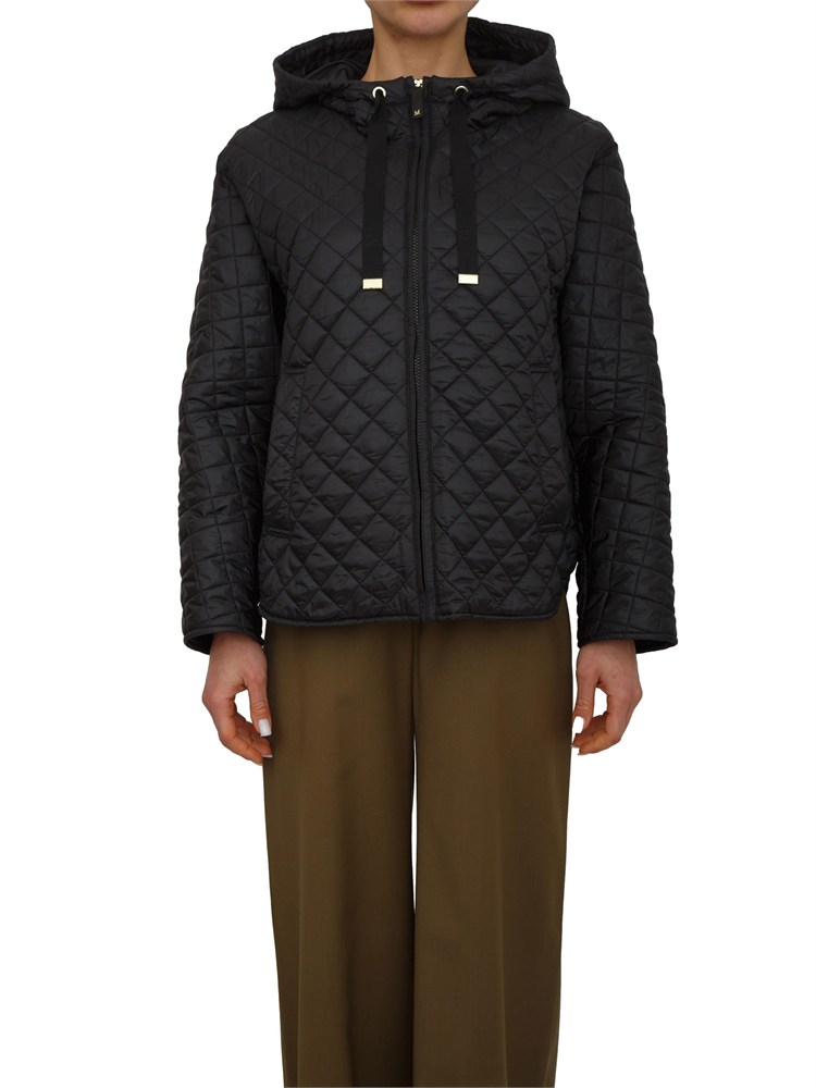 Giubbino imbottito MTCGIORNO Max Mara Cube in tela antigoccia nero