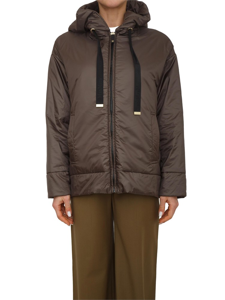 Giubbino imbottito MTCDARIA Max Mara The Cube in tela marrone