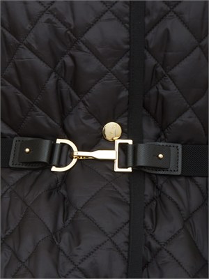 Gilet imbottito MTCCAMILLE Max Mara Cube in tela antigoccia nero in DONNA