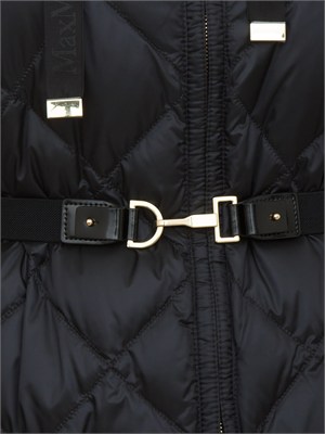 Giubbino MTCSOFTB Max Mara Cube in nylon antigoccia nero in DONNA