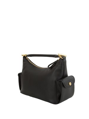 Borsa Ralph Lauren Blaike in pelle nera in DONNA