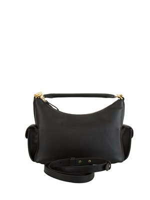 Borsa Ralph Lauren Blaike in pelle nera in DONNA