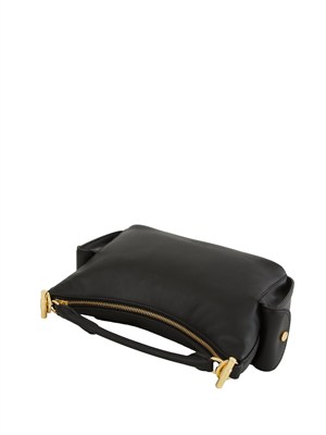 Borsa Ralph Lauren Blaike in pelle nera in DONNA