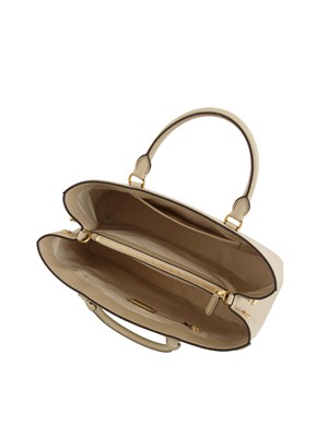 Borsa bauletto Hanna Ralph Lauren in pelle beige in DONNA