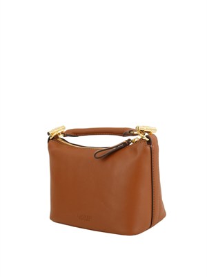 Mini borsa Ralph Lauren Blaike in pelle cuoio in DONNA