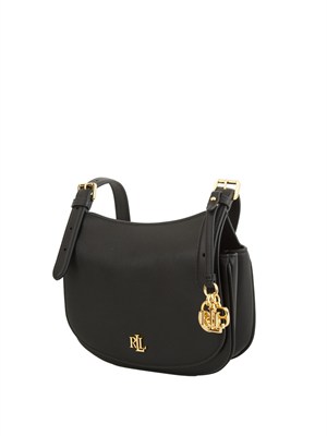 Borsa Marcy Ralph Lauren in pelle nera in DONNA
