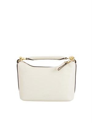Mini borsa Ralph Lauren Blaike in pelle bianca in DONNA