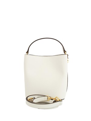 Borsa secchiello Reese Ralph Lauren in pelle bianca in DONNA