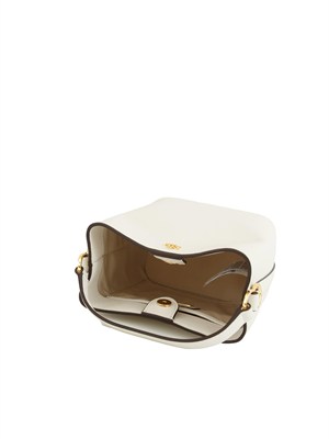 Borsa secchiello Reese Ralph Lauren in pelle bianca in DONNA