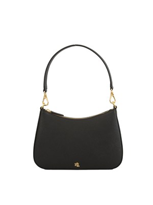 Borsa Danni Ralph Lauren in pelle nera in DONNA