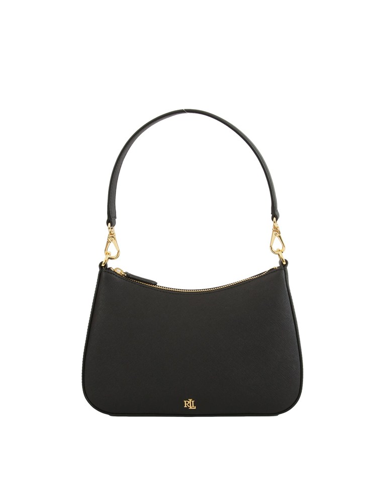Borsa Danni Ralph Lauren in pelle nera