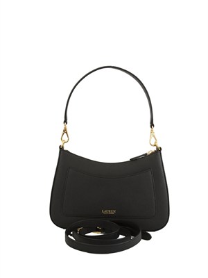 Borsa Danni Ralph Lauren in pelle nera in DONNA