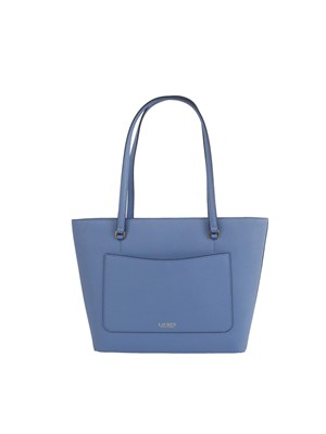 Borsa Karly media Ralph Lauren in pelle blu in DONNA