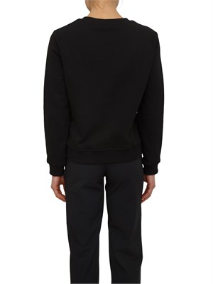 Felpa Elisabetta Franchi in cotone nera in DONNA