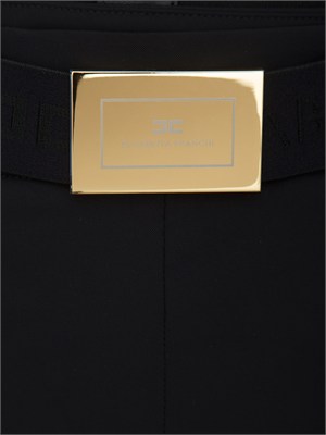 PANTALONE CASUAL ELISABETTA FRANCHI NERO in DONNA