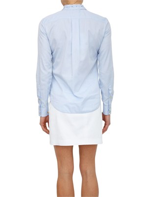 Camicia Elisabetta Franchi in cotone azzurro in DONNA